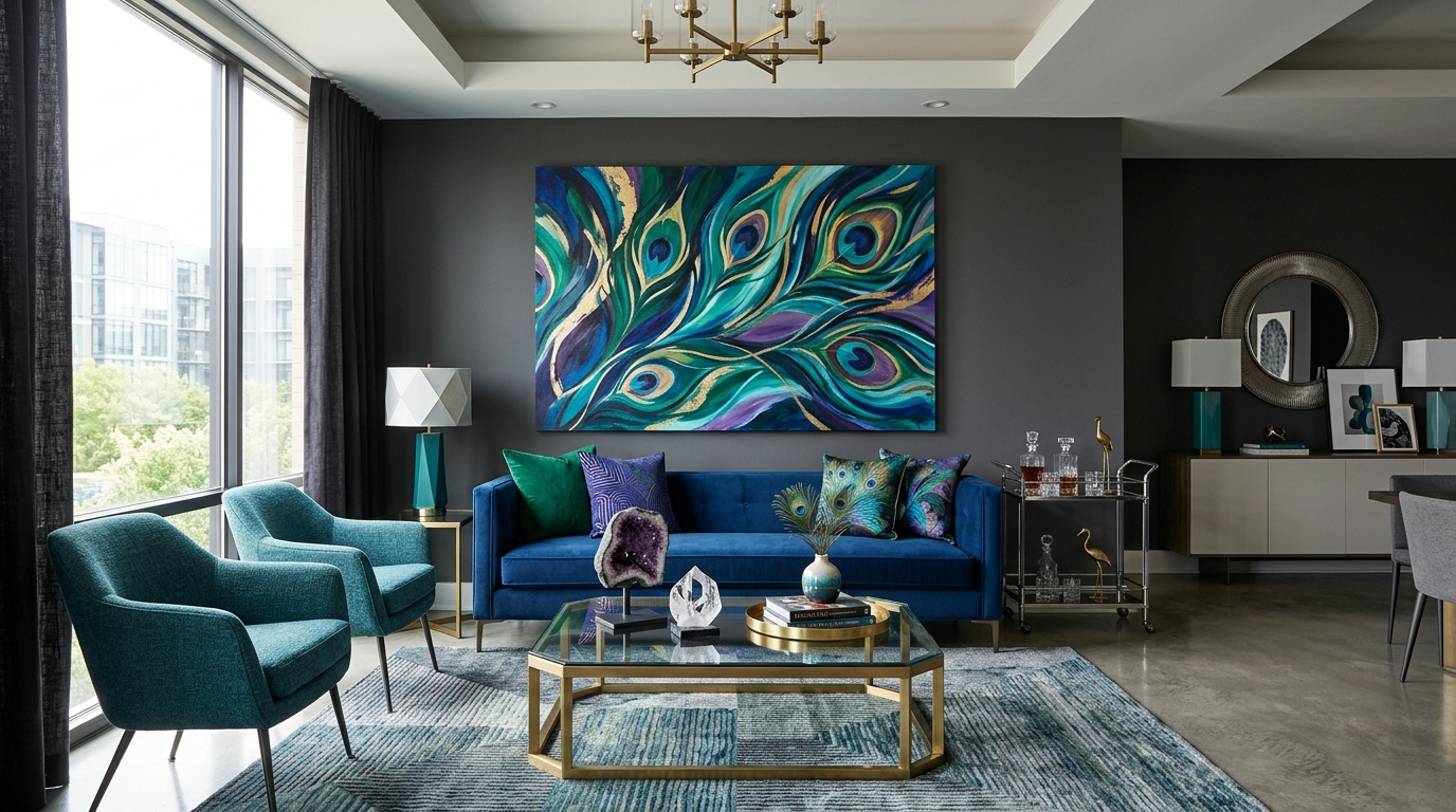 Create a statement chair moment in a jewel tone